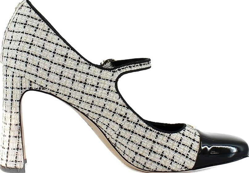 Circus NY by Sam Edelman Women's Elora Pump Shoes Vanilla Bean Black Size 6.5 M