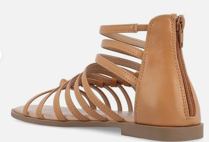 Journee Collection Women's Tru Comfort Foam Petrra Sandals Tan Size 9.5