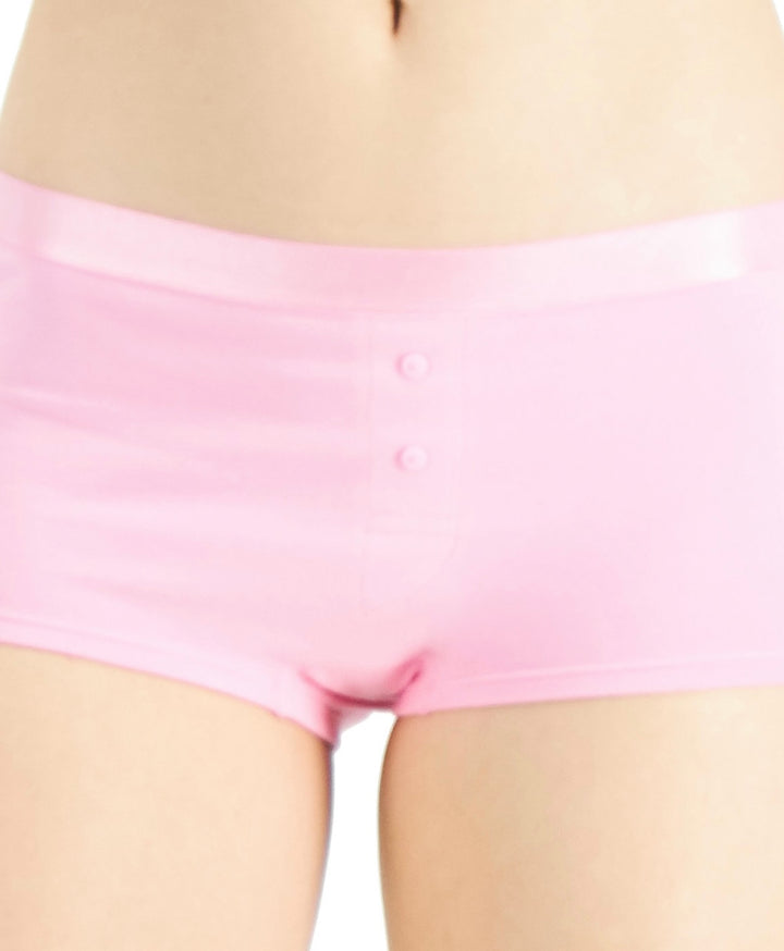 Jenni Women's Boyshorts Underwear 2-Pk Buffalo/Cali Pink Size M