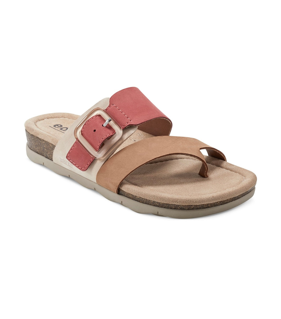 Earth Women's Emilia Strappy Casual Slip-On Flat Sandals Size 6.5 M