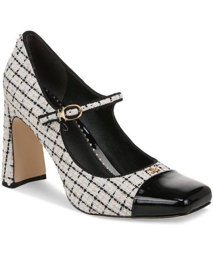 Circus NY by Sam Edelman Women's Elora Pump Shoes Vanilla Bean Black Size 6.5 M