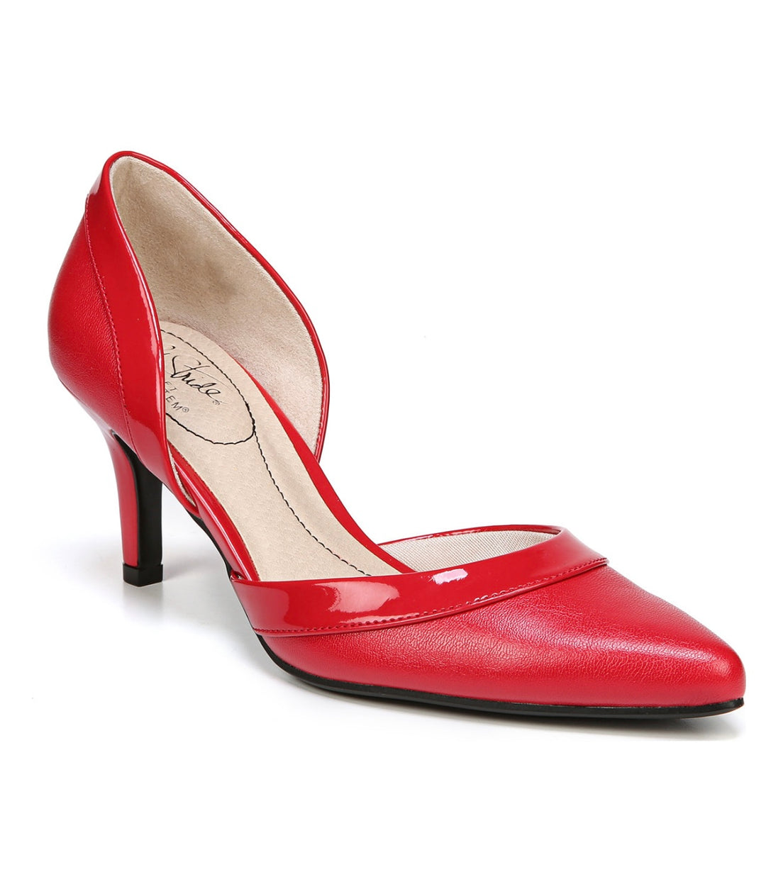LifeStride Women's Saldana d'Orsay Pump Fire Red