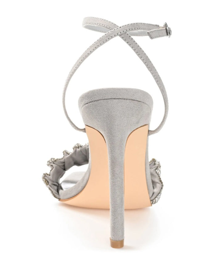 Journee Collection Women's Arlette Comfort Open Toe High Stiletto Pumps Size 7