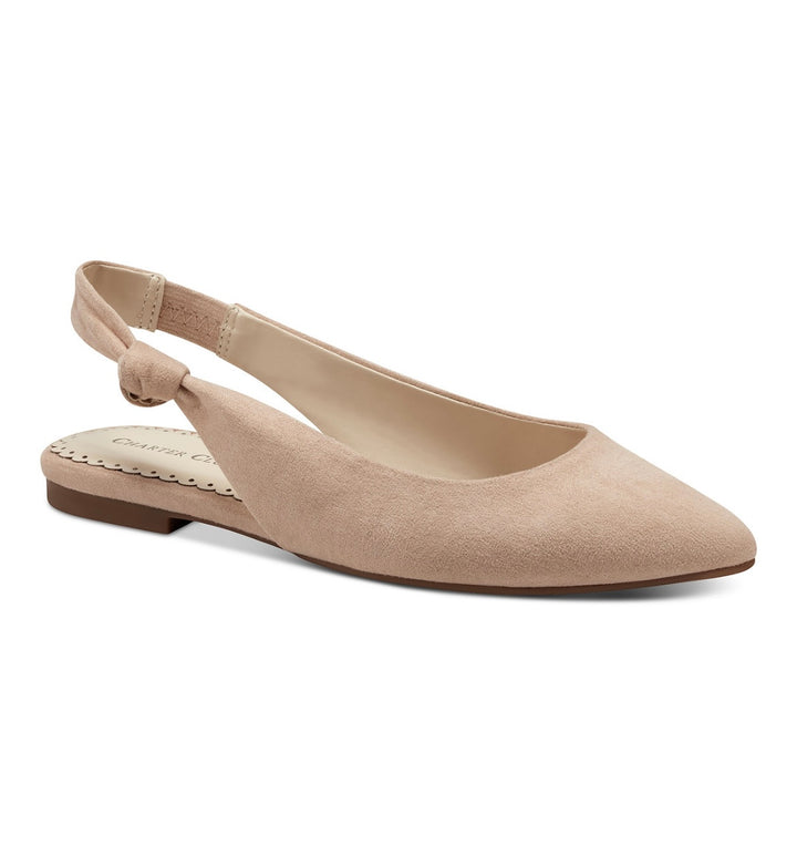 Charter Club Women's Karaa Slingback Flats Shoes Dusty Pink Size 5.5 M