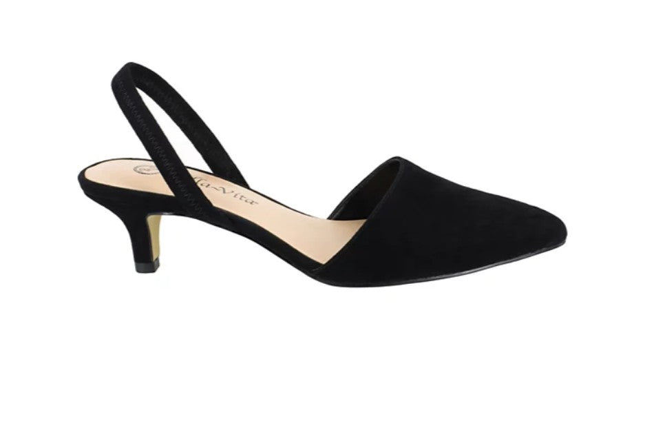 Bella Vita Women's Sarah Slingback Pumps Shoes Black Size 10