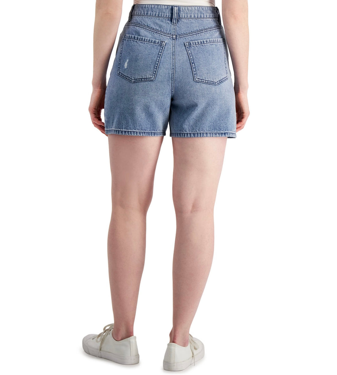 Style & Co. Women's High Rise Denim Boyfriend Shorts Blair Size 8