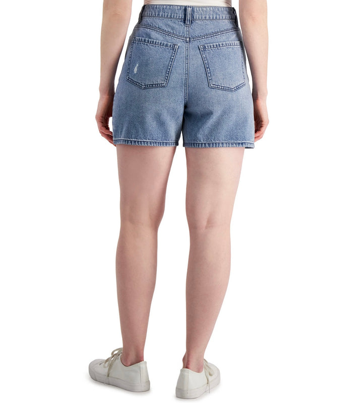 Style & Co. Women's High Rise Denim Boyfriend Shorts Blair Size 8