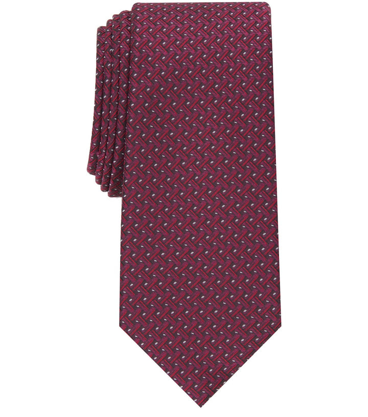 Alfani Men's Slim Neat Tie Burgundy