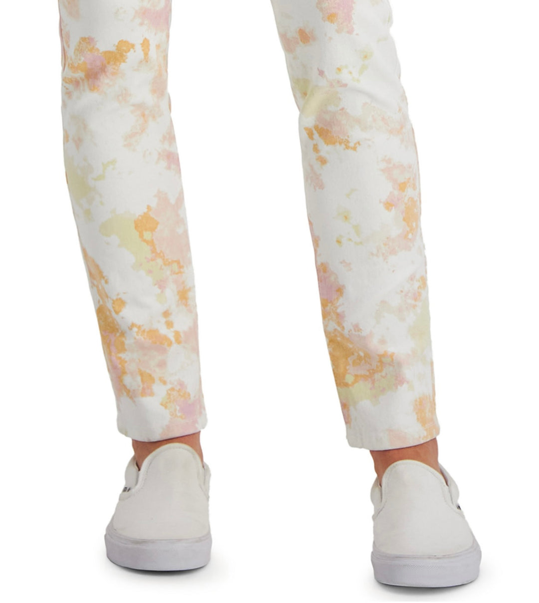 Style & Co. Women's Petite Pockets High-Rise Skinny Jeans Pink Dye