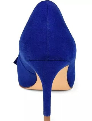 Journee Collection Women's Marek Pump Heels Blue Size 8