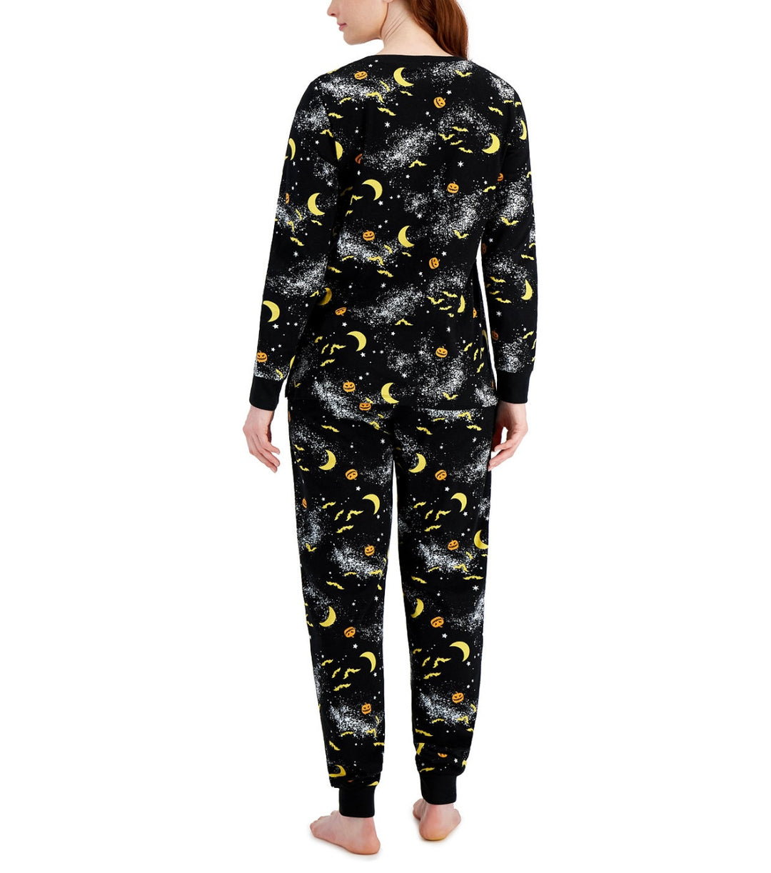 Family Pajamas Women's Halloween Spooky Night Family Pajama Set Size M
