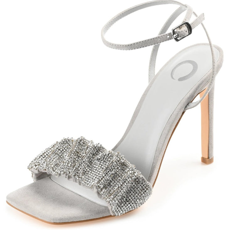 Journee Collection Women's Arlette Comfort Open Toe High Stiletto Pumps Size 7