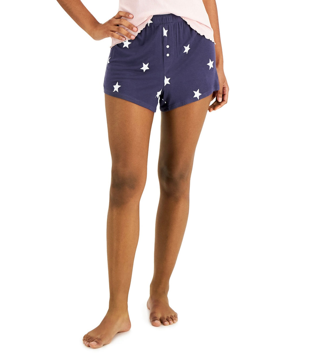 Jenni Women's 2-Pk. Core Boxer Shorts Nairb Stars Size S