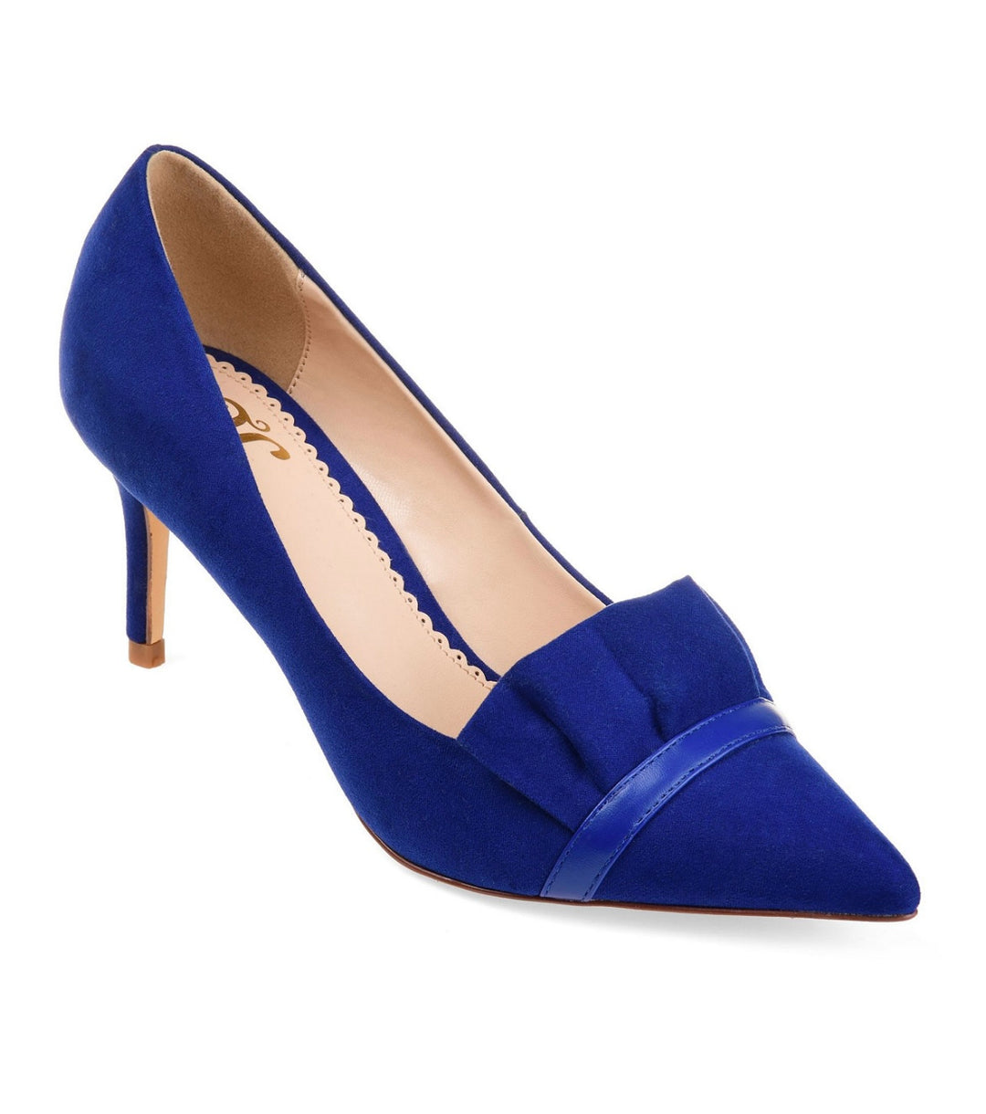 Journee Collection Women's Marek Pump Heels Blue Size 8