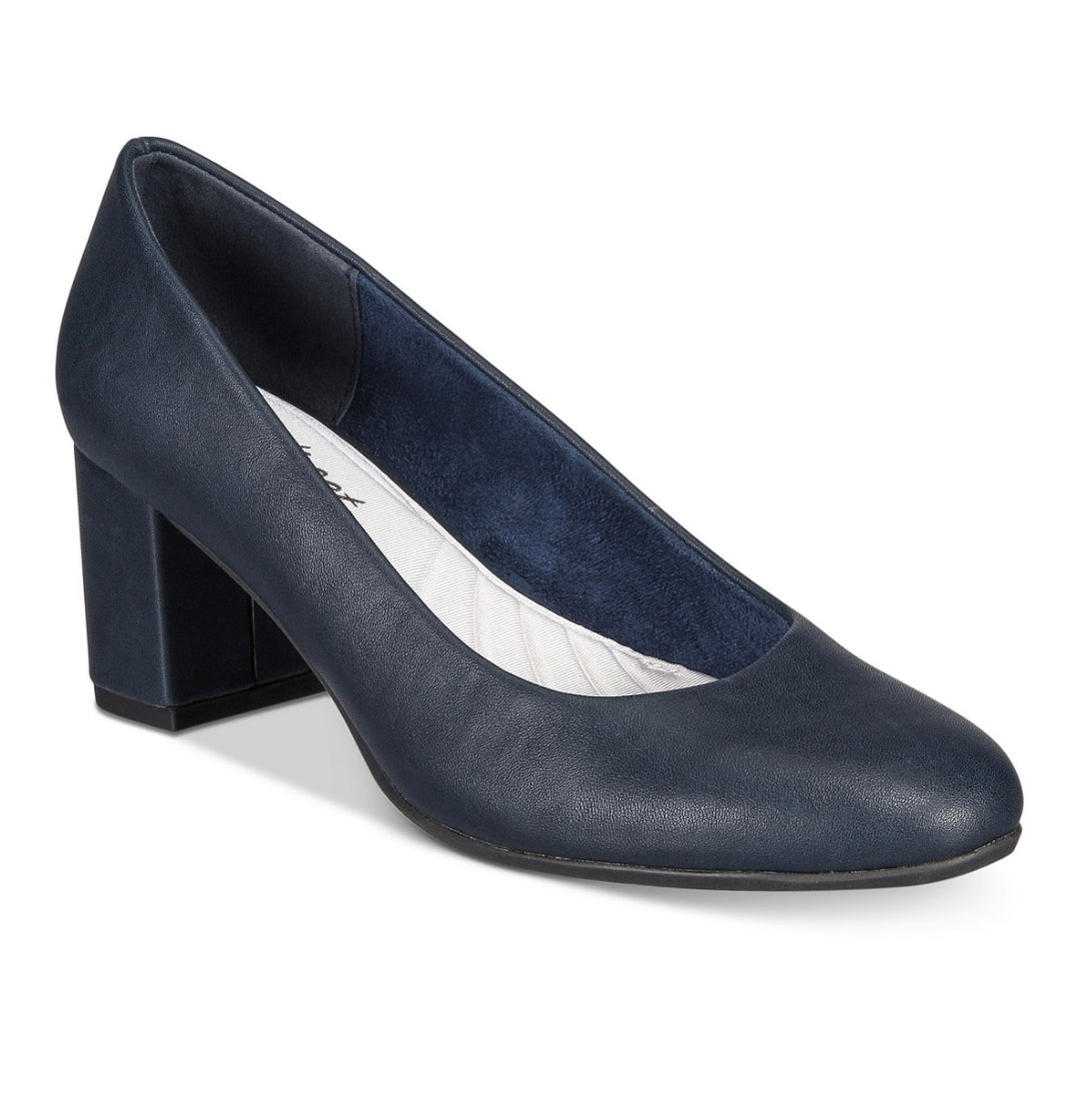 Easy Street Women's Proper Pumps Navy Size 6.5