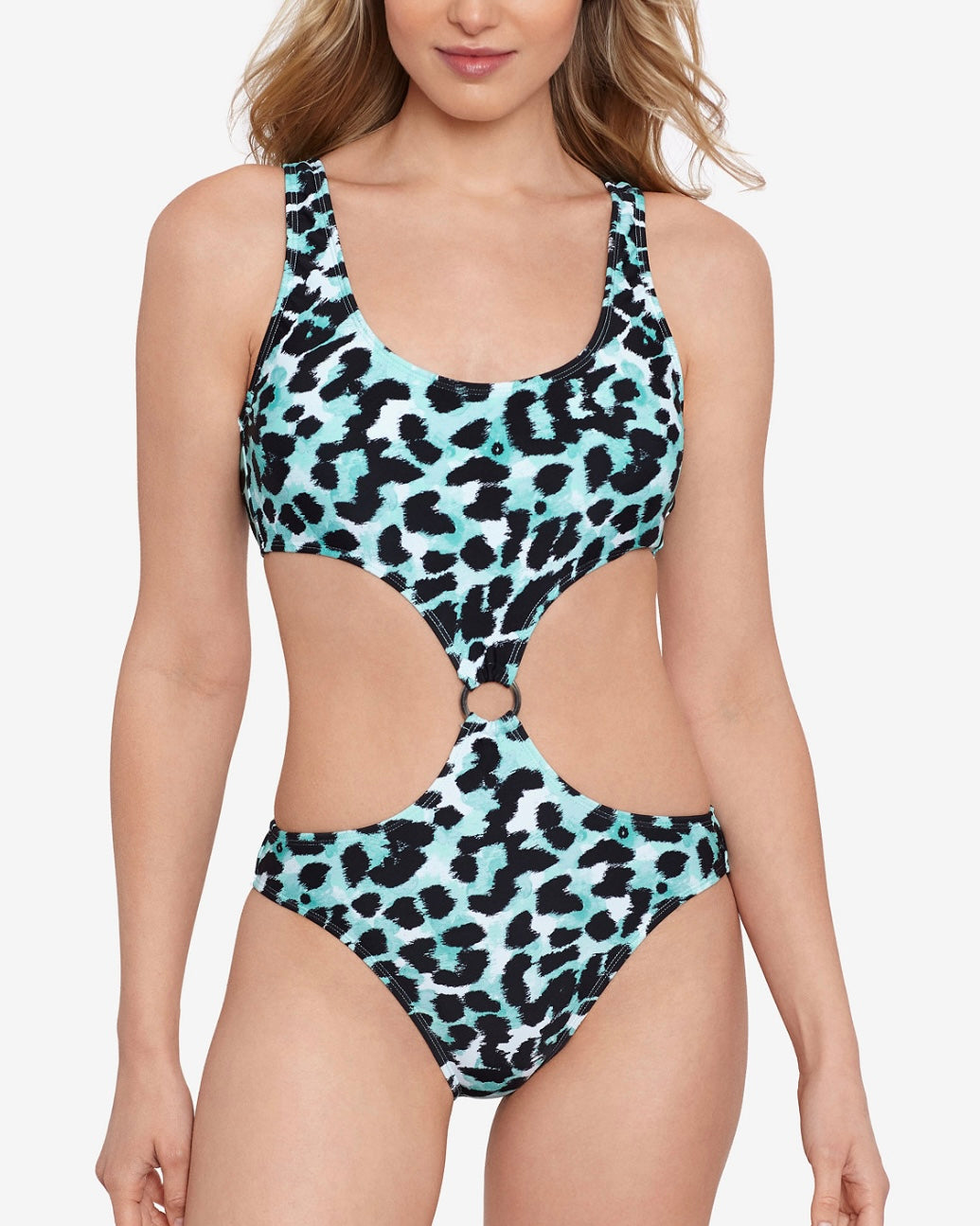 Salt + Cove Women's Spot On High-Leg Swimwear Monokini Multi Size XS