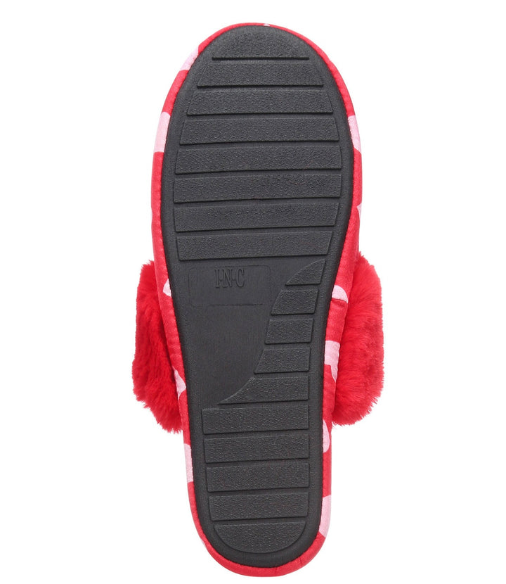 INC International Concepts Women's Faux-Fur-Trim Boxed Slippers