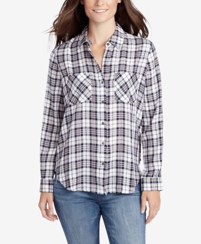Women's Aidan Plaid Long Sleeves Button-Down Top Shirt