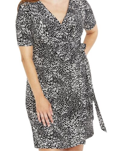 Motherhood Maternity Waist Tie Surplice Maternity Dress