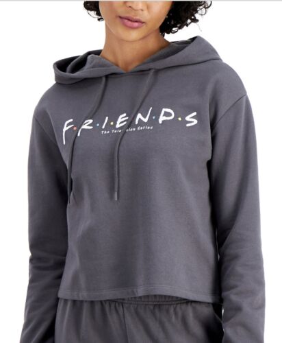 Love Tribe Juniors' Friends Fleece Hoodie Sweatshirt Iron Gate