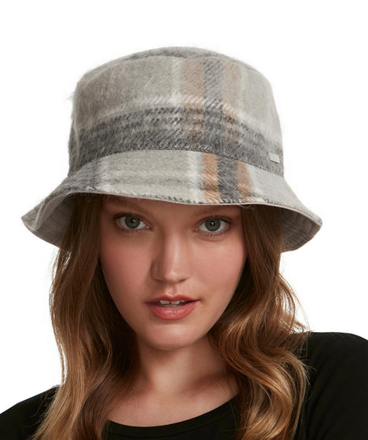 Women's Logo Plate Brushed Bucket Hat