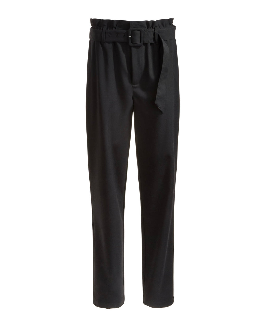 Danielle Bernstein Women's Paperbag Waist Pants Black