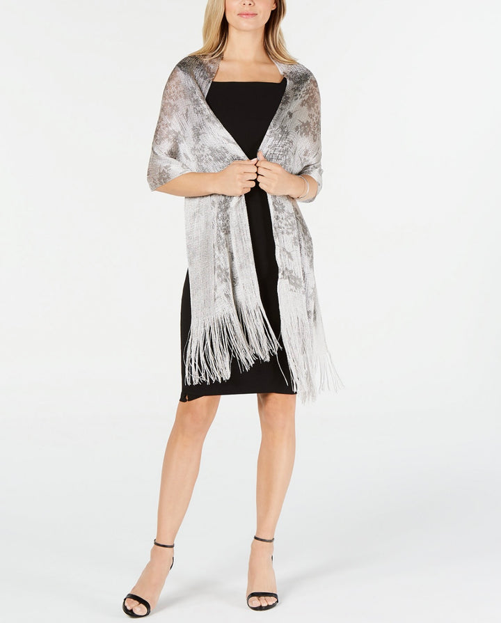 Inc International Concepts Women's Floral Dream Fringed Wrap Scarf