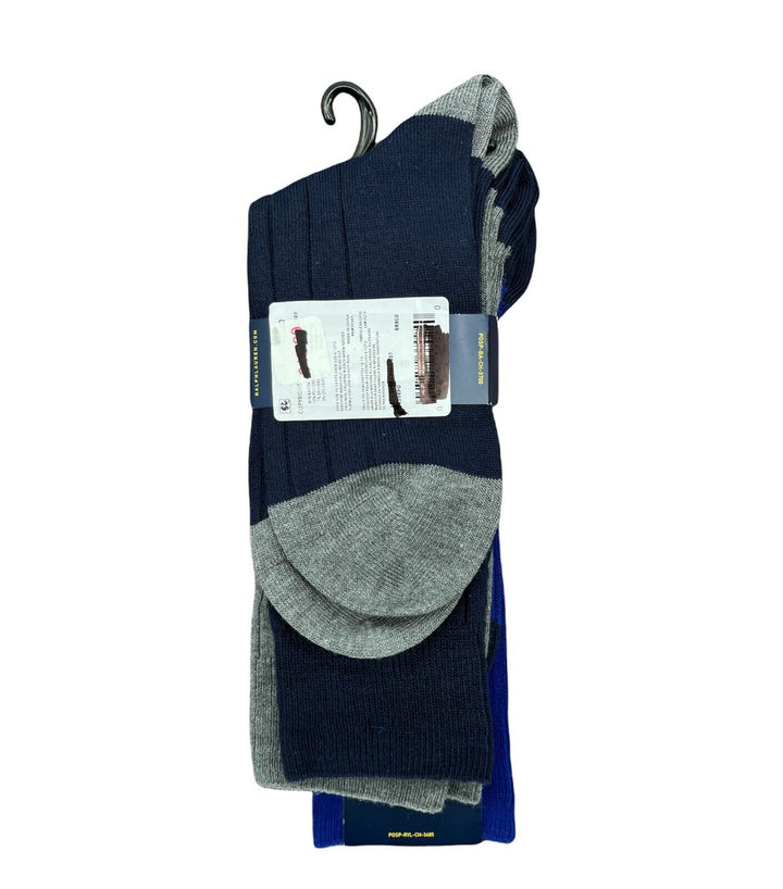 Polo Ralph Lauren Men's Socks Soft Touch Antimicrobial Custom Fit 3 Pairs