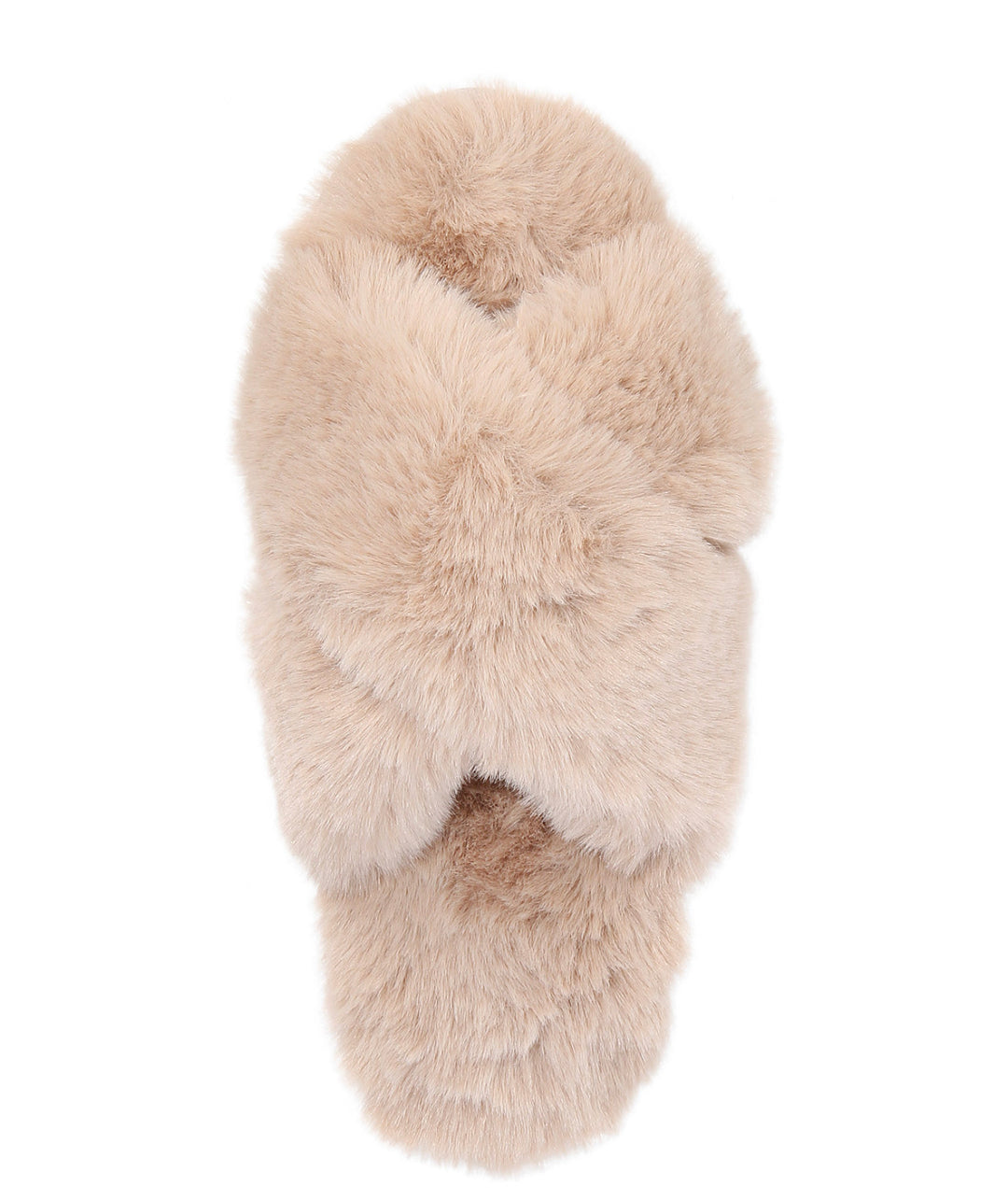 Jenni Women's Crisscross Faux Fur Slide Boxed Slippers