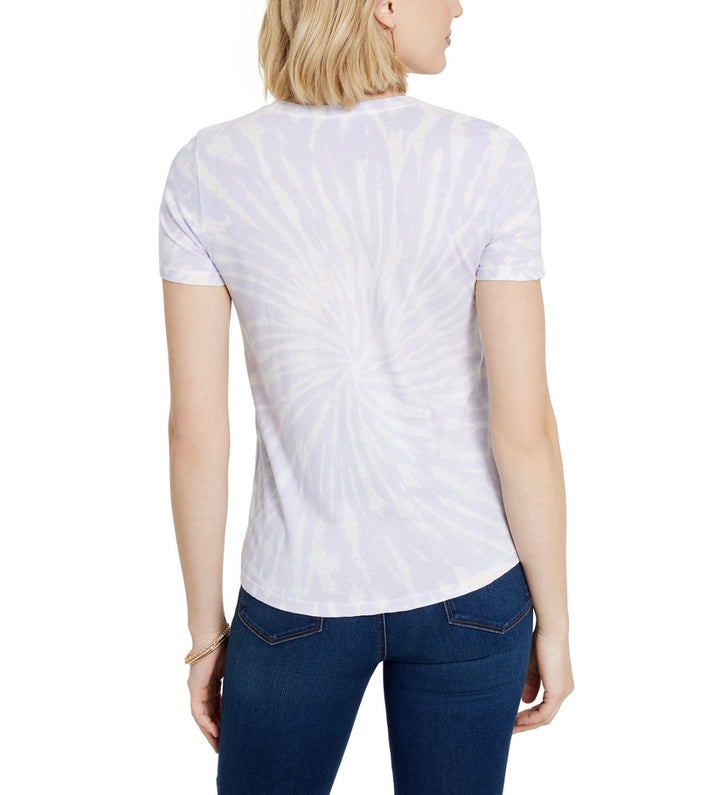 Style & Co. Women's Cotton Printed T-Shirt Lilac Fade Size XS
