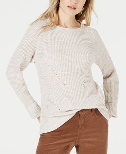 Women's Petite Pointelle Sweater Long Sleeve