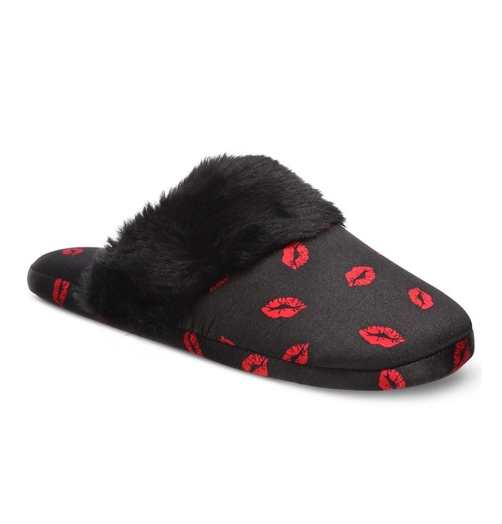INC International Concepts Women's Faux-Fur-Trim Boxed Slippers