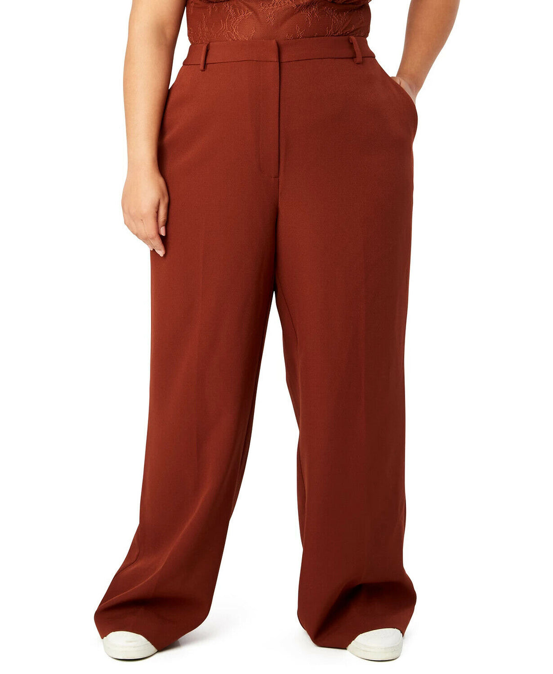 Women's Plus Size Trendy Straight-Leg Pants