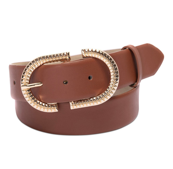 Inc International Concepts Women's Textured Buckle Belt Sizes S, M, L