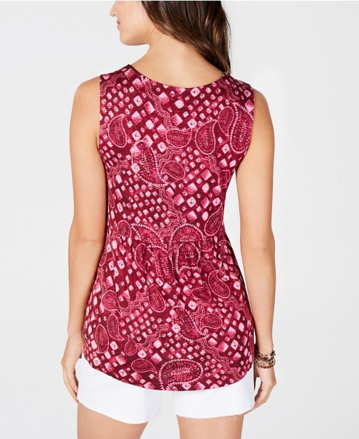 Women's Pleated V-Neck Blouse