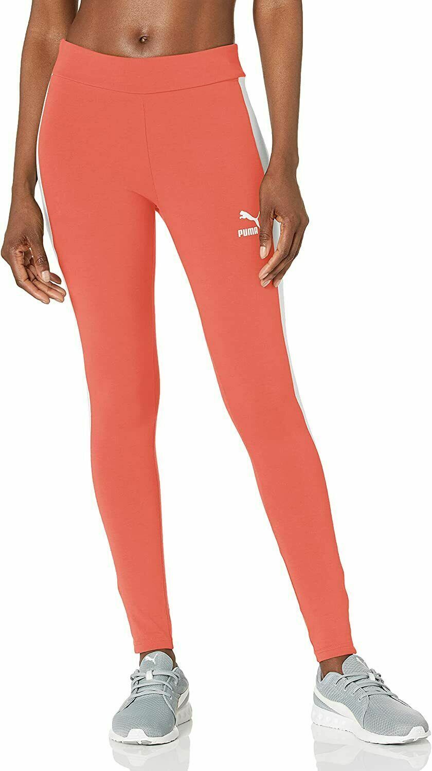 Puma Women's Iconic T7 Leggings Georgia Peach