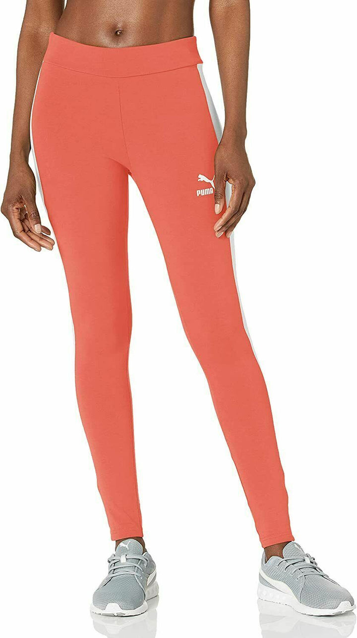 Puma Women's Iconic T7 Leggings Georgia Peach
