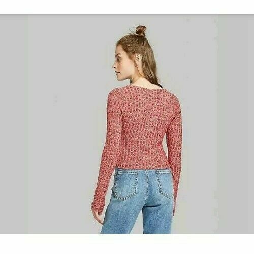 Women's Long Sleeve Scoop Neck Cozy Henley Top
