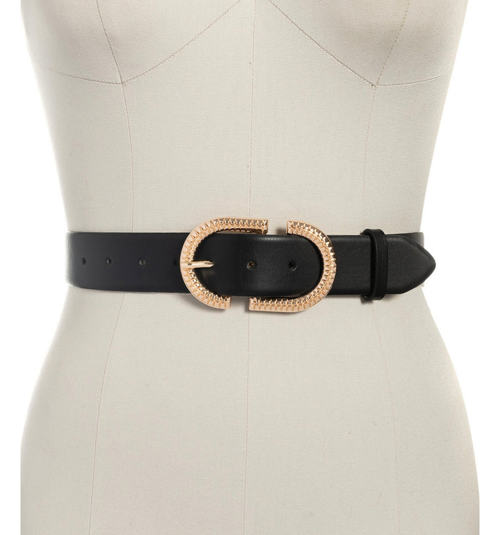 Inc International Concepts Women's Textured Buckle Belt Sizes S, M, L