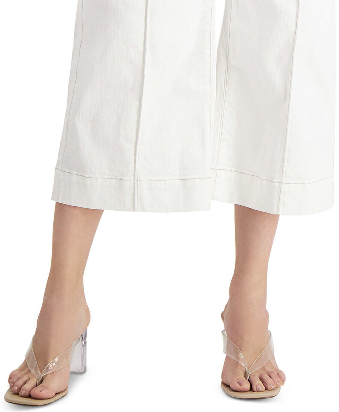 Women's Tie-Waist Culotte Cropped Pants