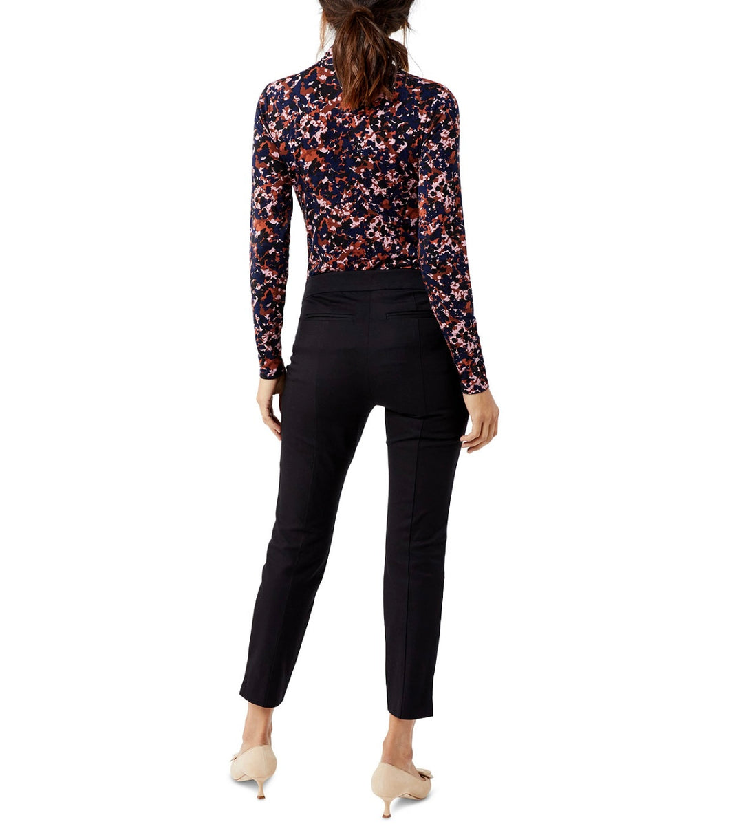 A Pea In The Pod Women's Tie-Neck Printed Maternity Top