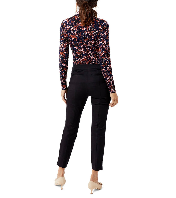 A Pea In The Pod Women's Tie-Neck Printed Maternity Top