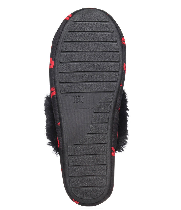 INC International Concepts Women's Faux-Fur-Trim Boxed Slippers