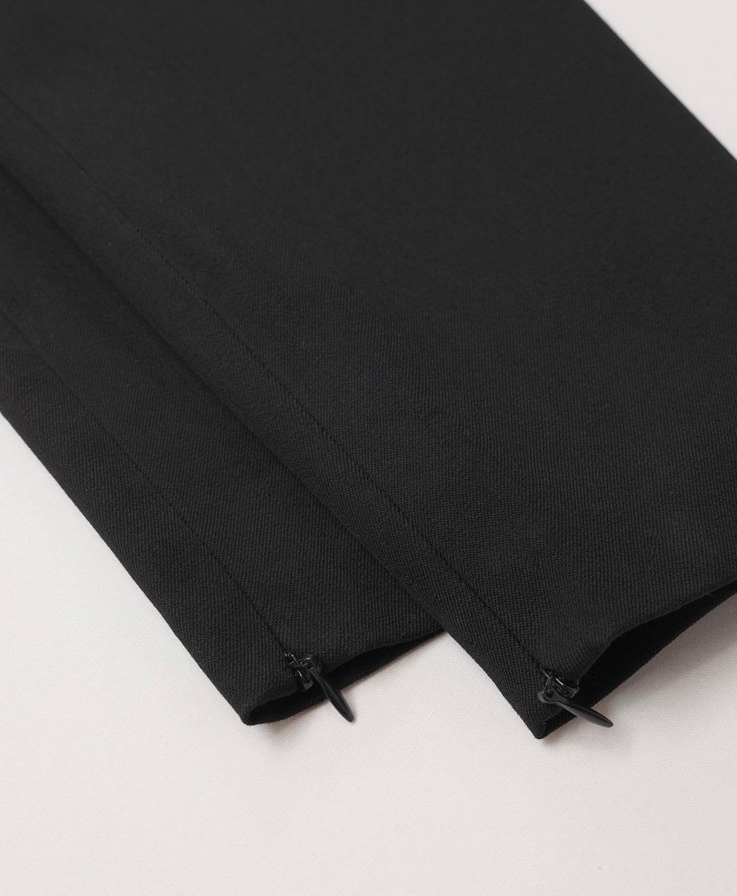 Mango Women's Elastic Waist Stretch Zipper Leggings Black Size XXS