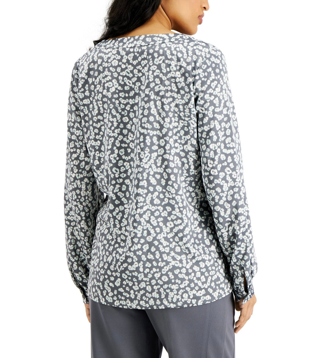 Women's V-Neck Top Long Sleeve