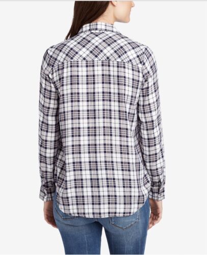 Women's Aidan Plaid Long Sleeves Button-Down Top Shirt