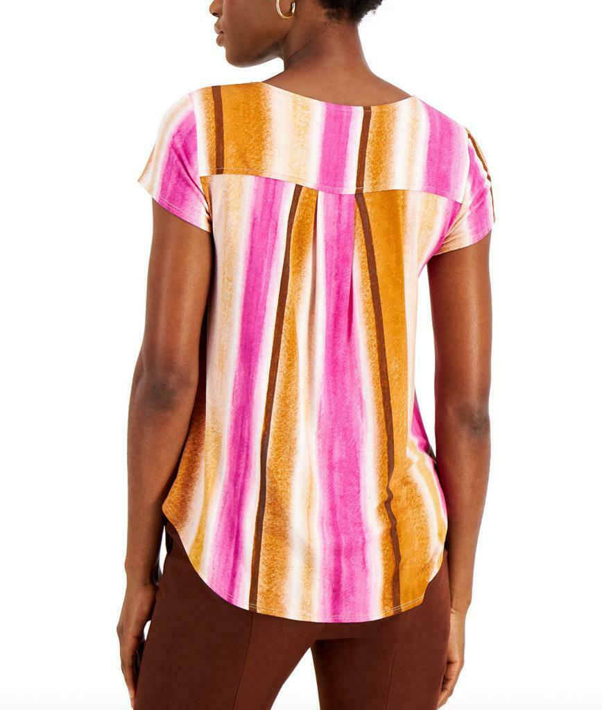 Women's Scoop Neckline Printed T-Shirt
