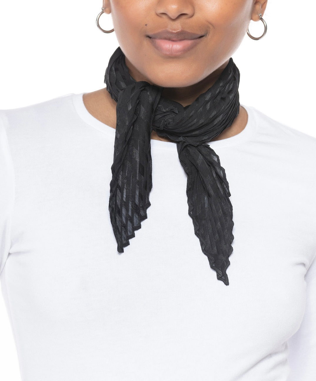 INC International Concepts Women's Pleated Square Scarf
