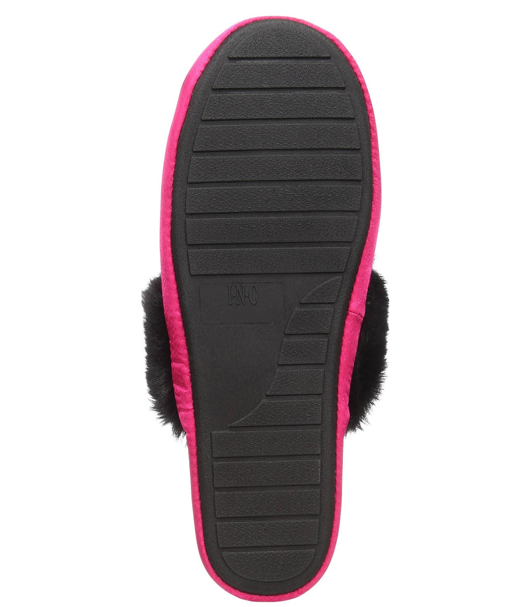 INC International Concepts Women's Faux-Fur-Trim Boxed Slippers