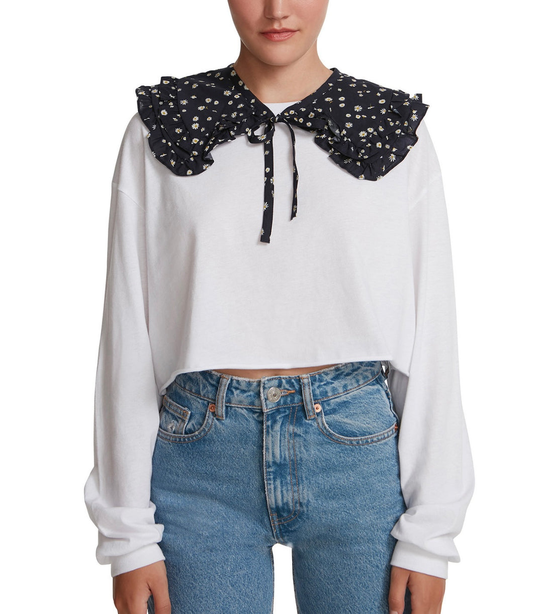 Steve Madden Women's Tiered Floral Cotton Collar